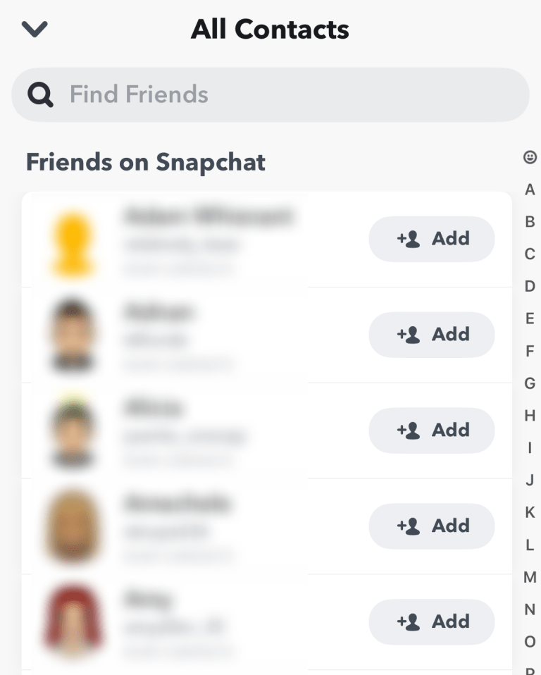 find snapchat friends online