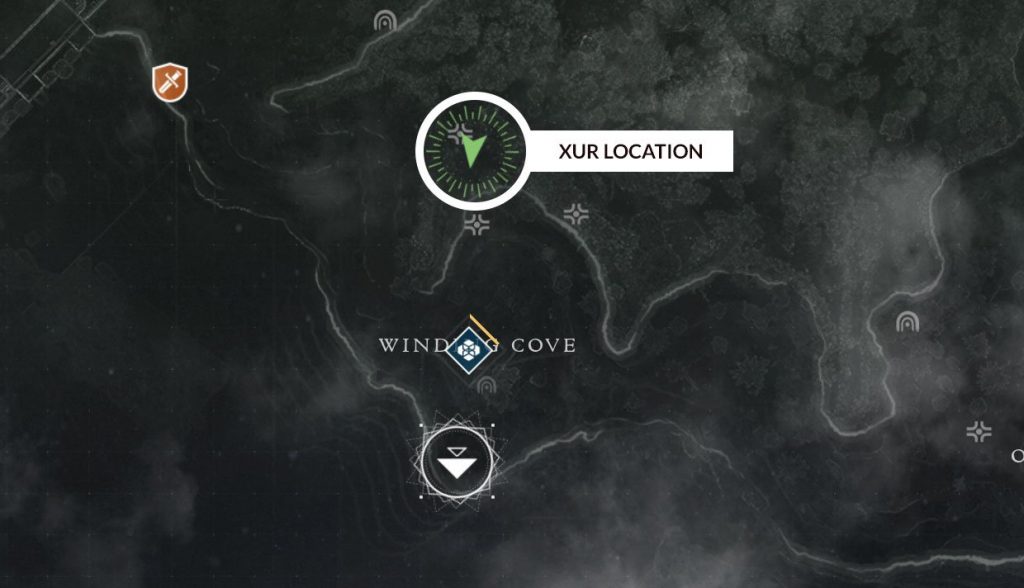 Destiny 2 Xur Location