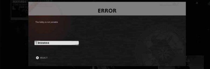Black Ops Cold War Unable to Join Party Error Here's How