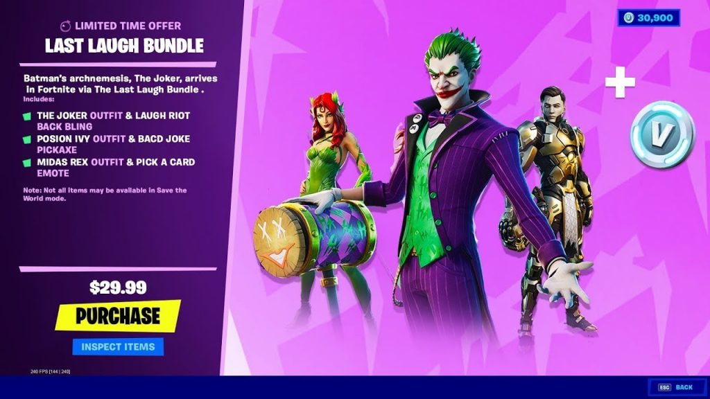 Fortnite Last Laugh Bundle