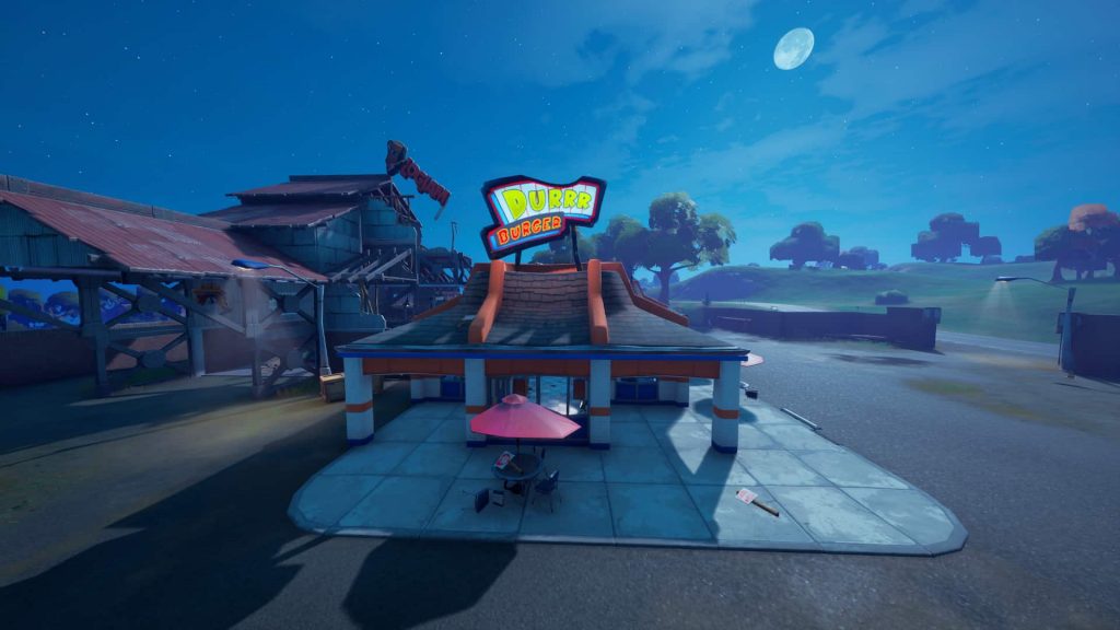 Durr Burger and Durr Burger Food Truck Locations in Fortnite