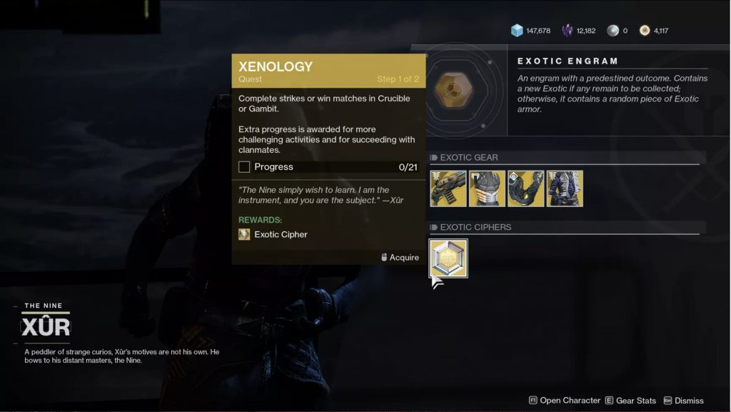 Destiny 2 Xur Location Jan 8 To Jan 12: Where Is Xur This Week? What Is He Selling?