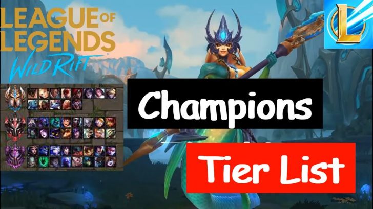 league of legends wild rift champion list