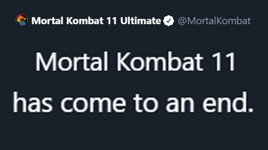 Mortal Kombat 11 Support Ends