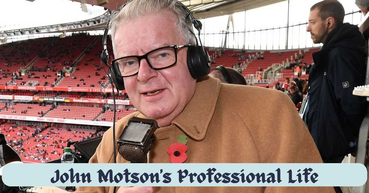 John Motson Professional Life