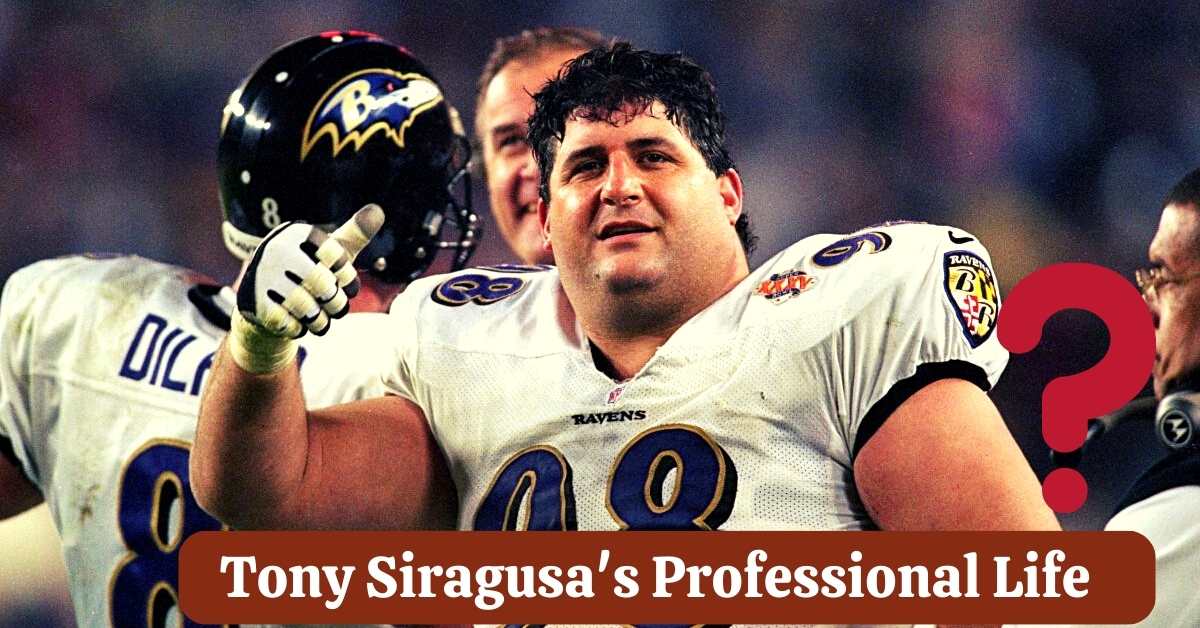 Tony Siragusa's Professional Life